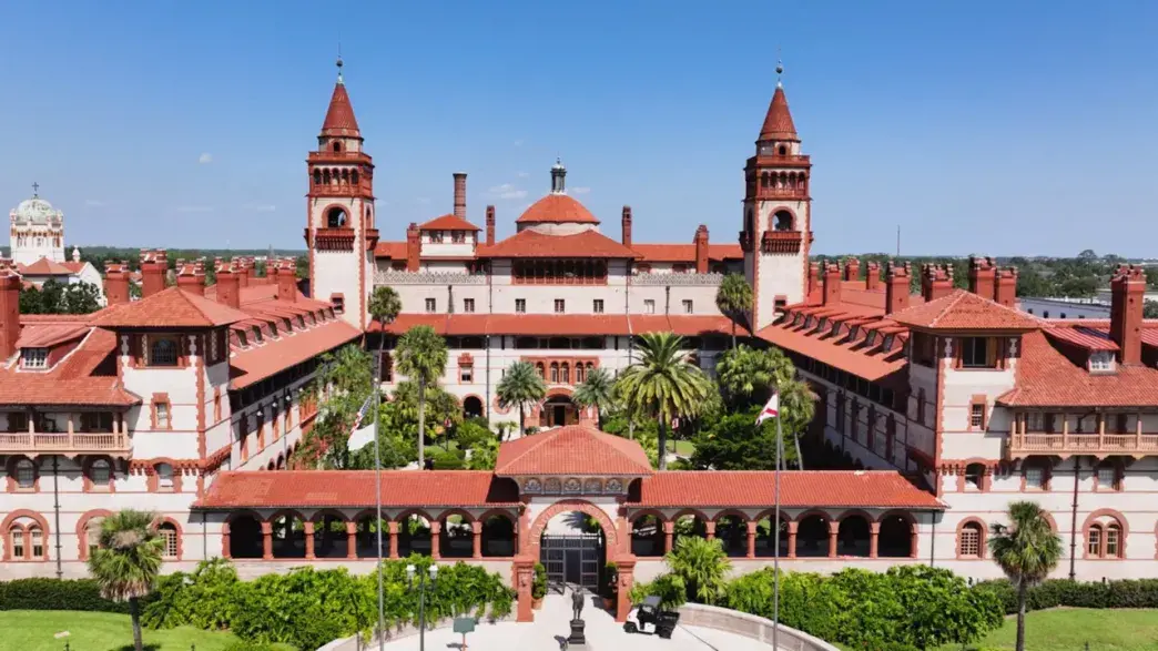 Ponce Hall on a sunny day