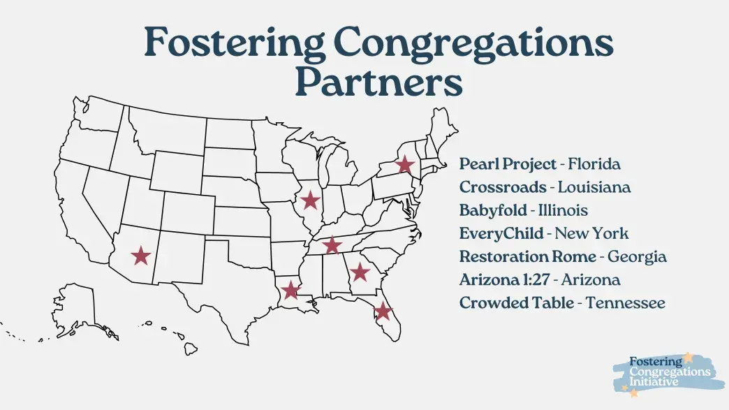 Fostering Congregations Map