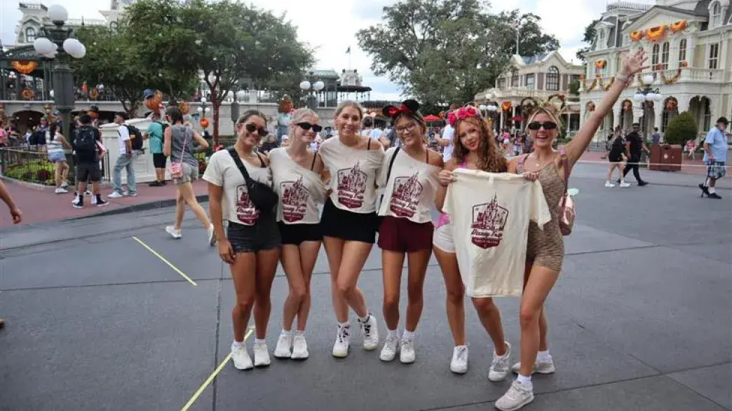 Students on a past Disney trip