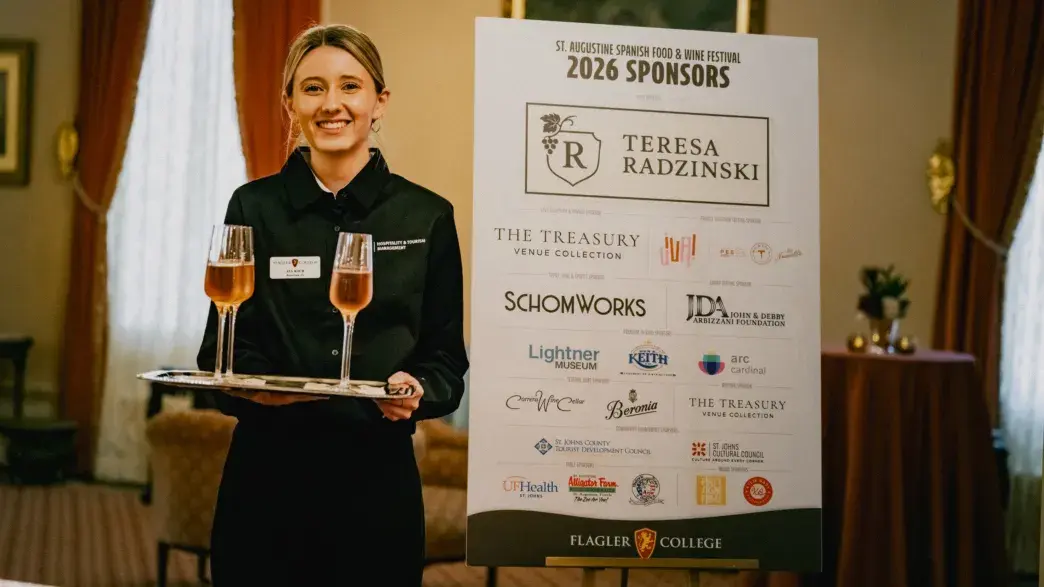 Photo of Hospitality and Tourism Management Student at Event