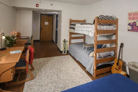 A Flagler College dorm room is shown.