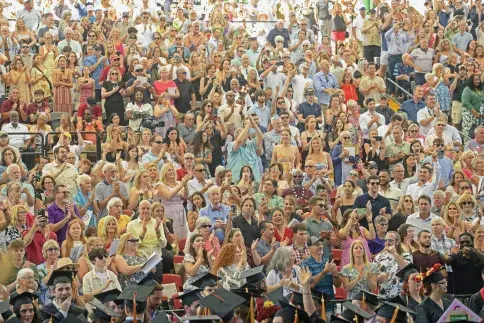 2024 Commencement crowd