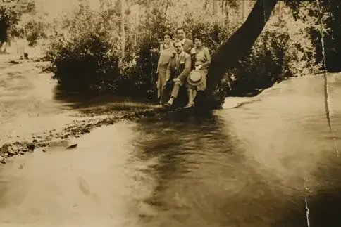 A stream in Smyrna, in the Ottoman Empire