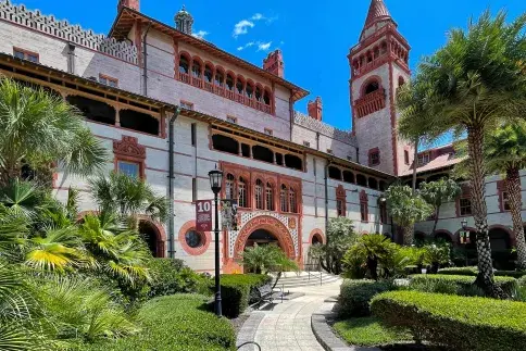 Flagler College courtyard