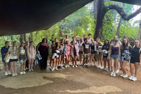 Study abroad students in Australia