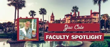 Zac Cole Faculty Spotlight Graphic