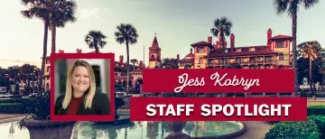 Jess Kobryn Staff Spotlight graphic