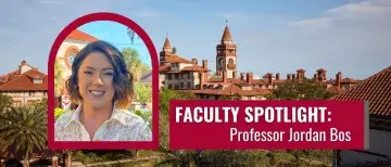Jordan Bos faculty spotlight graphic