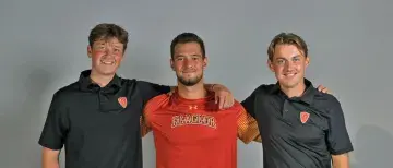 Roo Fenwick and his roommates