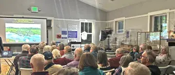 crowd present at event