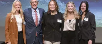 Lion's Cage 2025 winners on stage