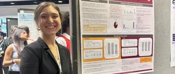 Carlie Buckler presents the findings of her Psychology research