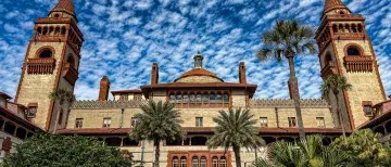 A nice shot of the ponce on a partly cloudy day