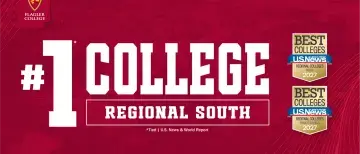 #1 College US News Rankings Graphic