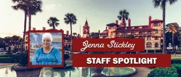 Graphic for Jenna Stickley's Staff Spotlight