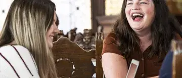 Student on computer shot