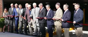 Parking garage opening