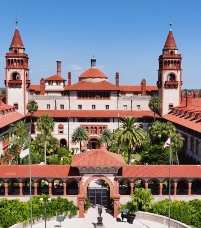 Ponce Hall on a sunny day