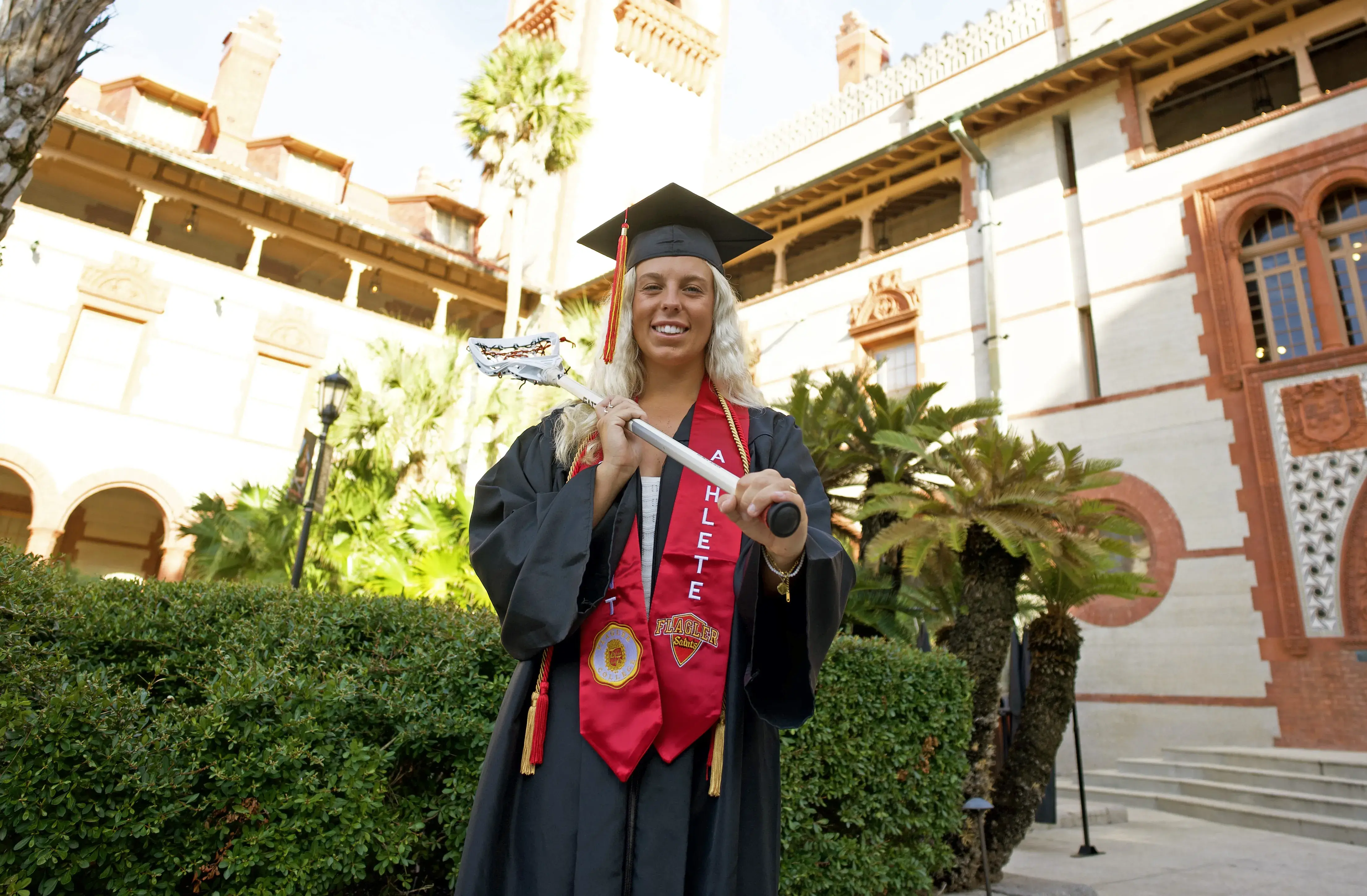 Caroline with Lax stick