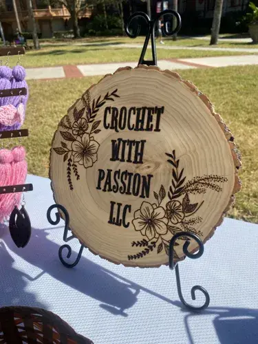 Crochet with Passion sign