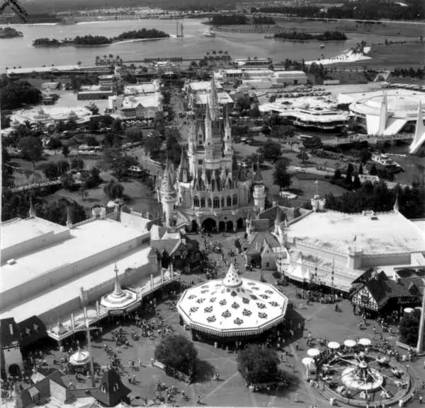 1976 | Arial view of The Magic Kingdom