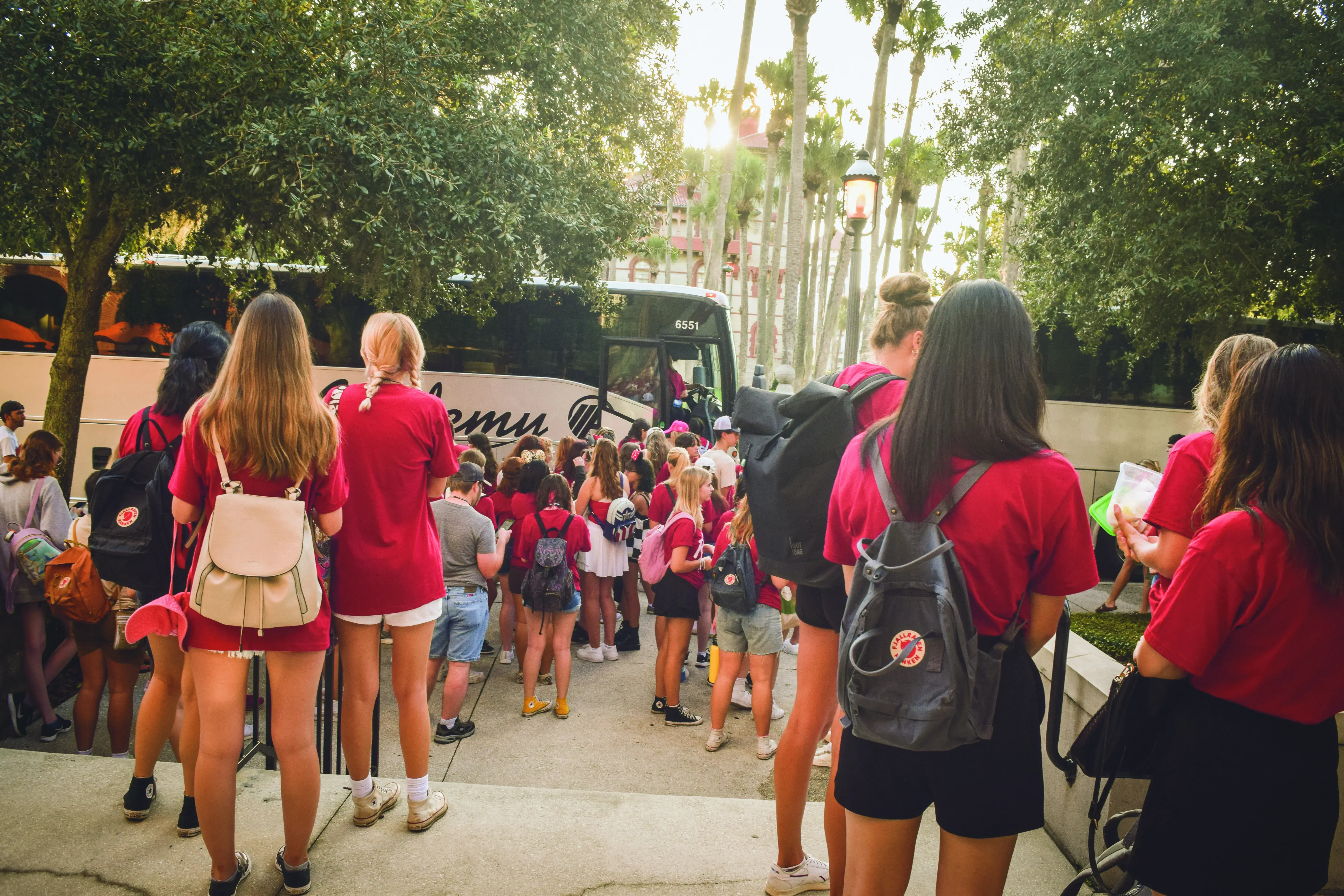 2022 | Students boarding bus to Disney
