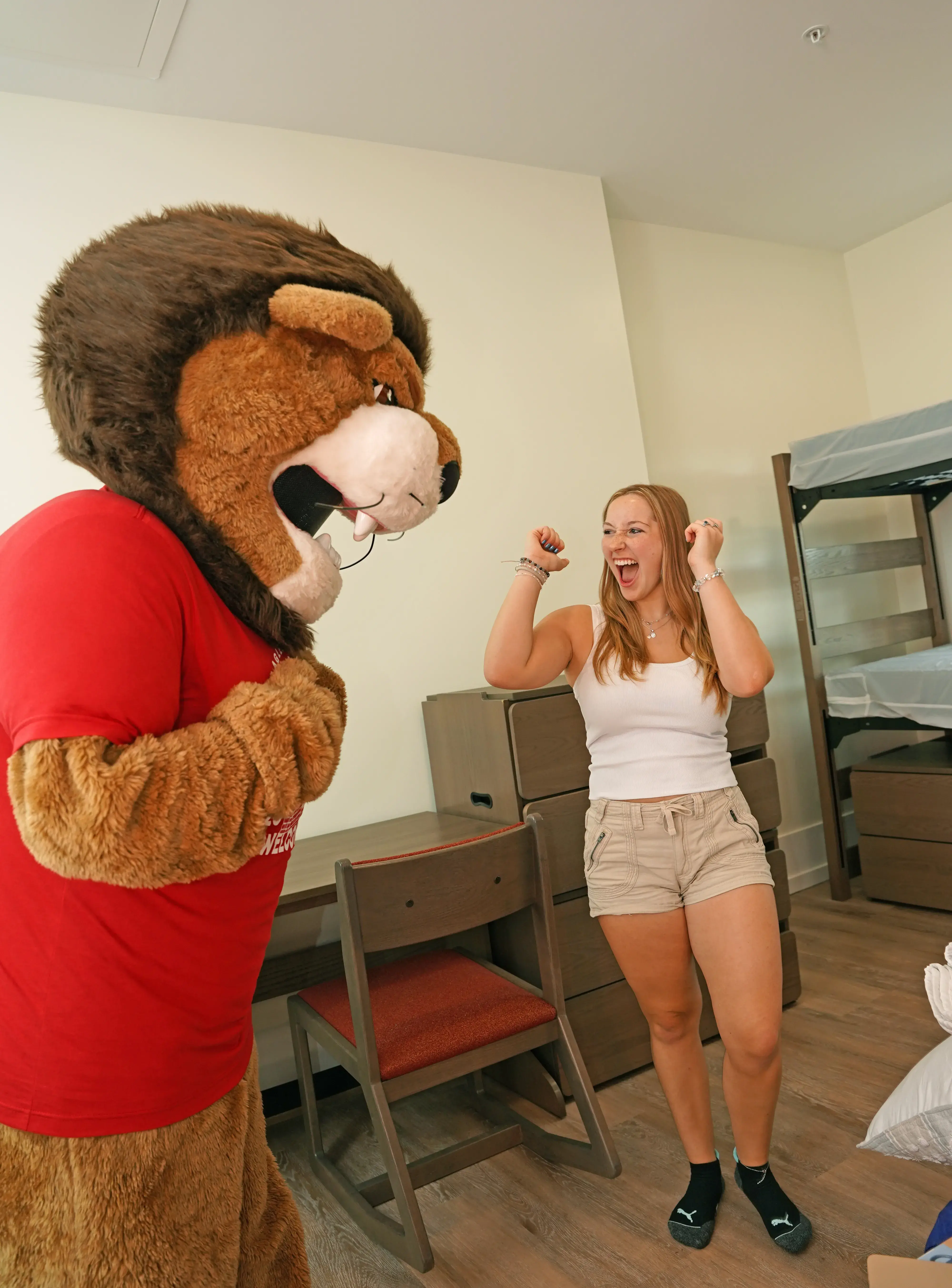 Lewis & Student in Ponce on Move-In Day '24