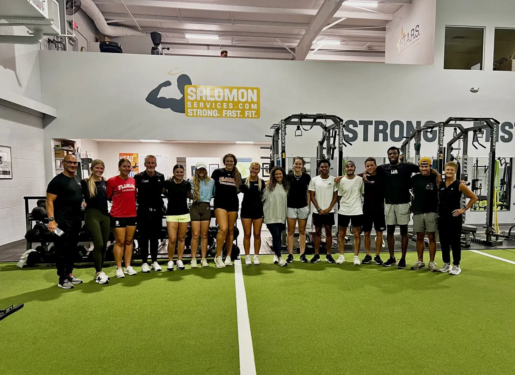 Health Sciences shot at gym (group photo)