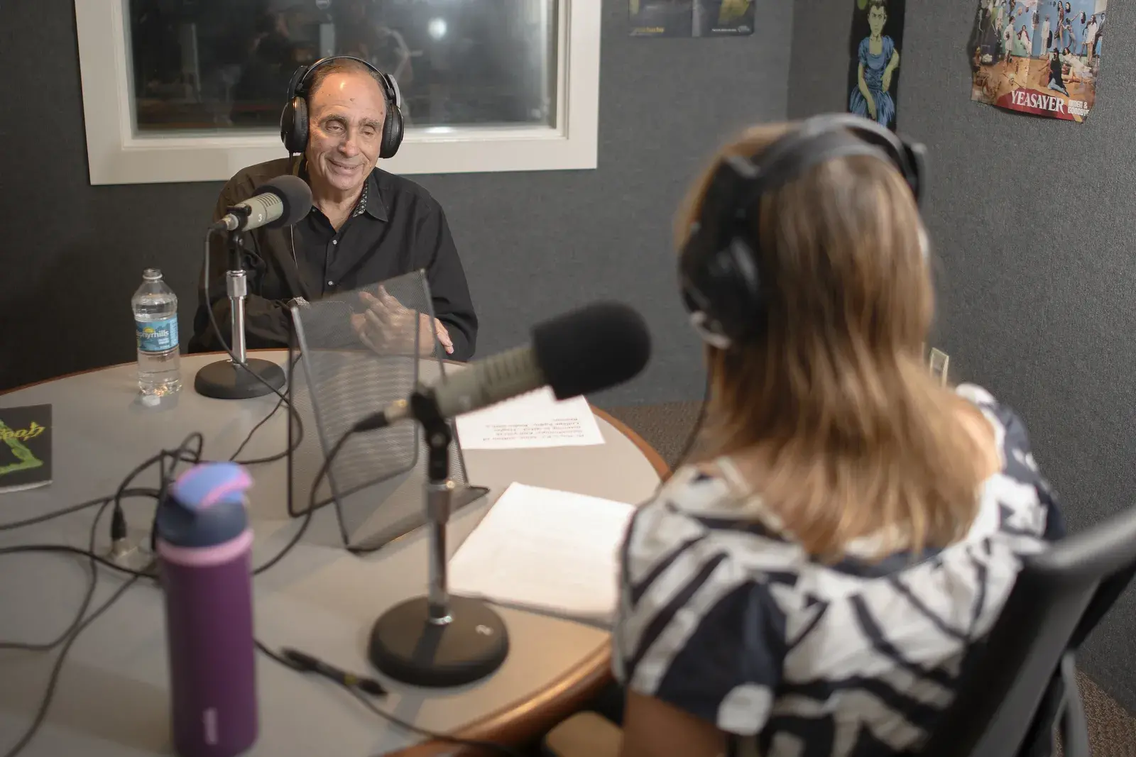 R.L. Stine at Radio Station