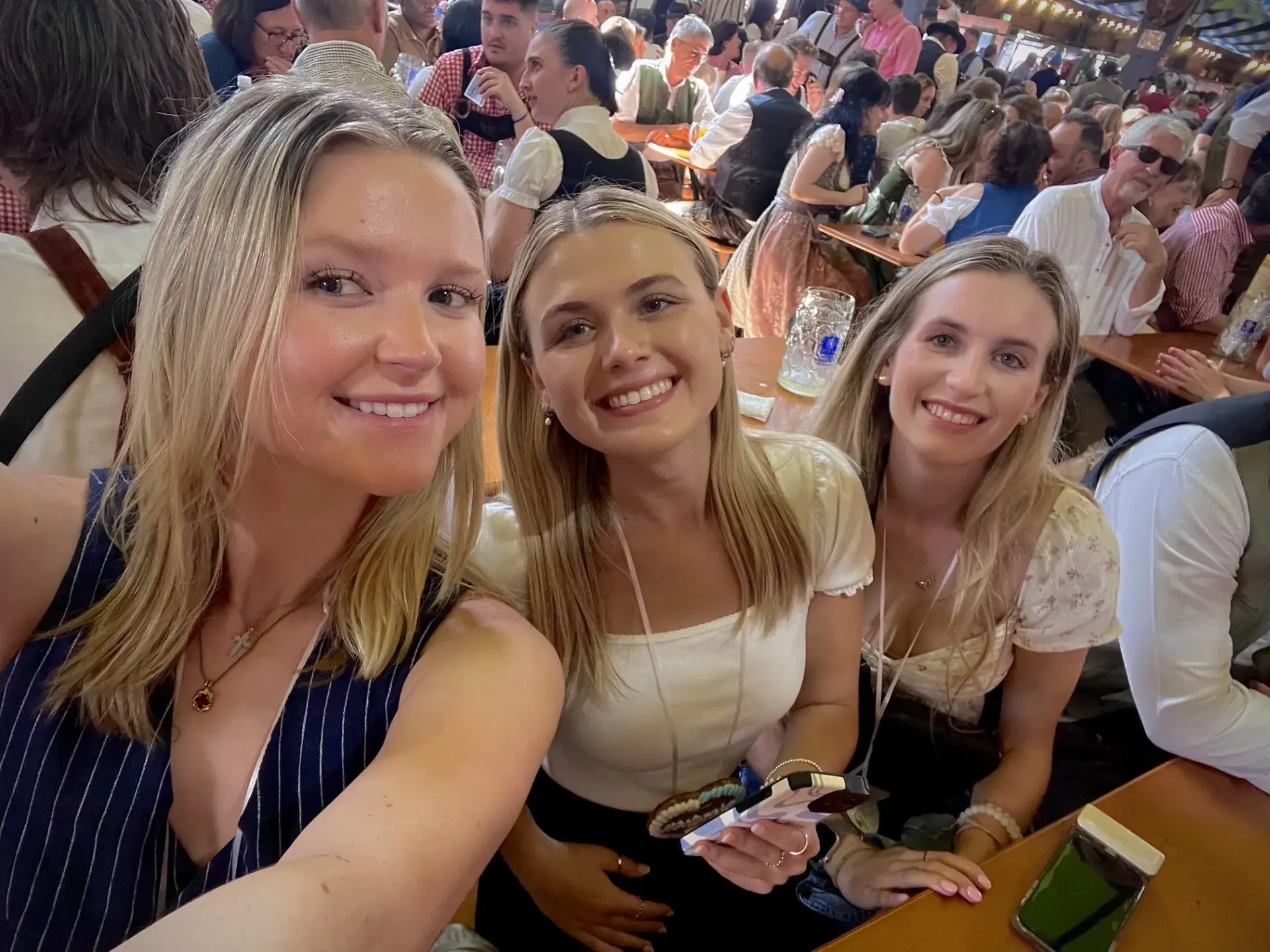 Students interns in Germany - Bridget, Taylor, and Savannah