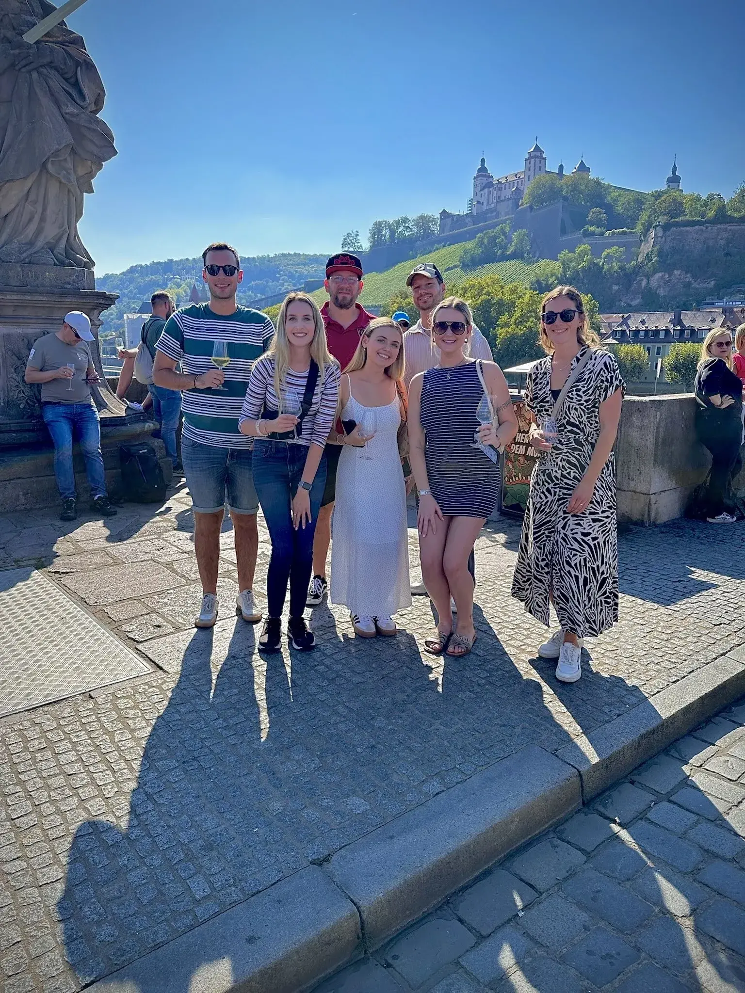 Flagler study abroad students sightseeing in Germany