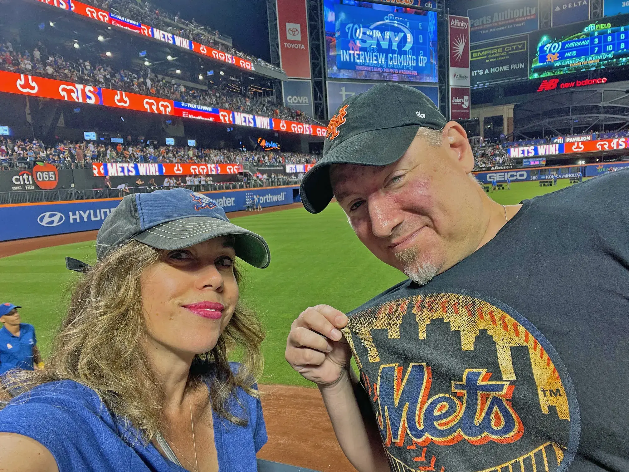Amanita at Mets game