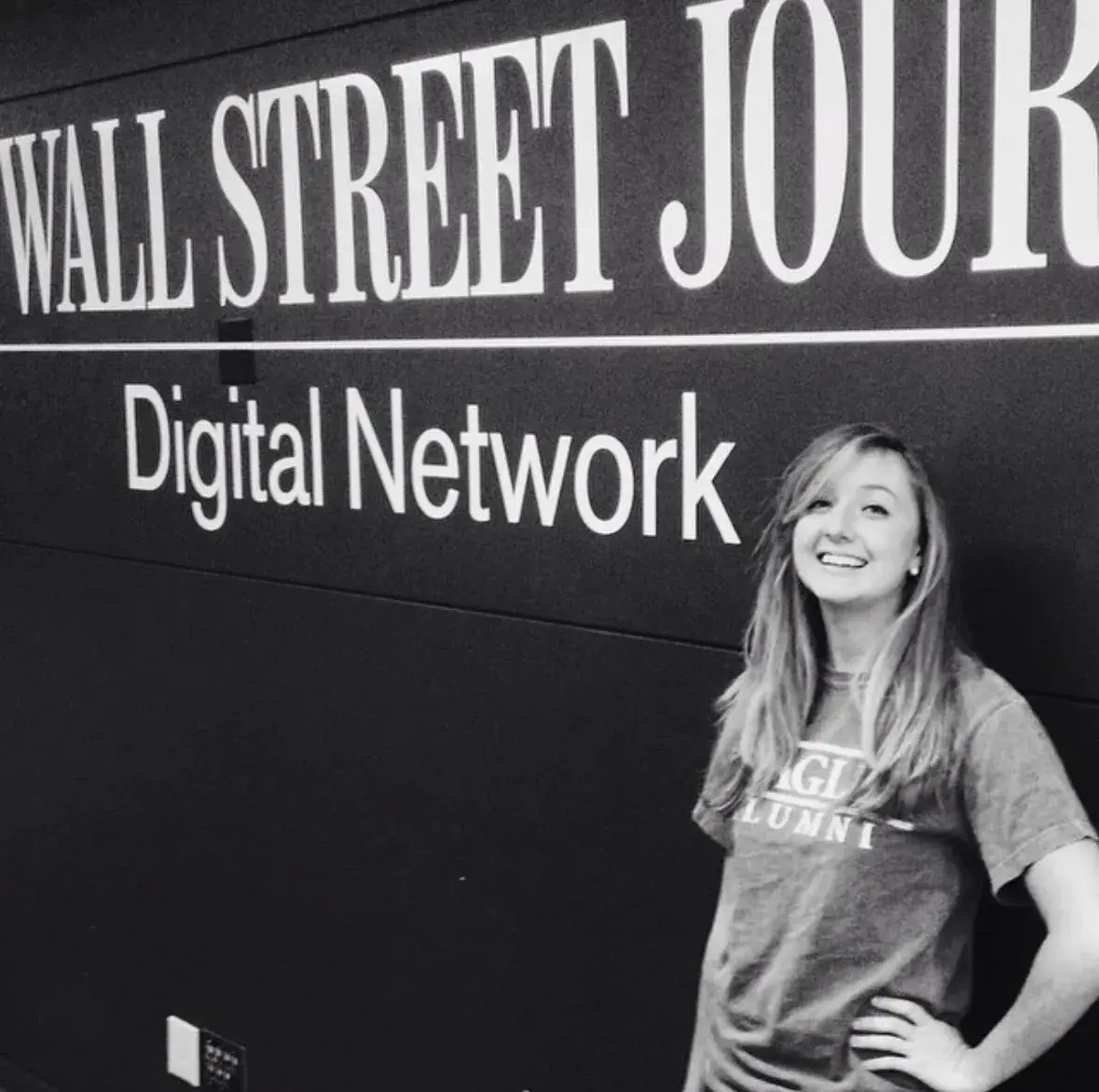 Heather's first day at the Wall Street Journal