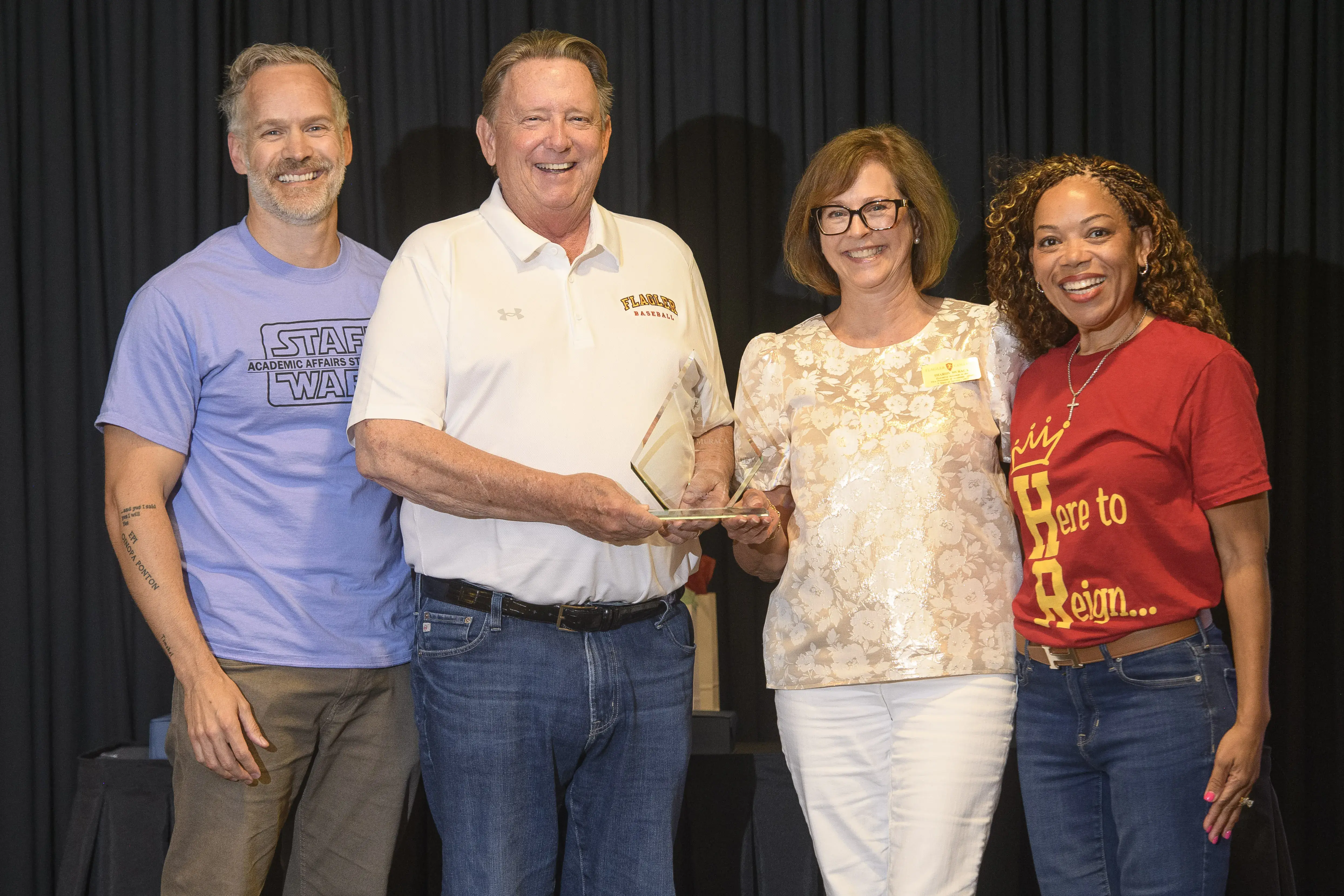 Sharon Muraca recieving president's award
