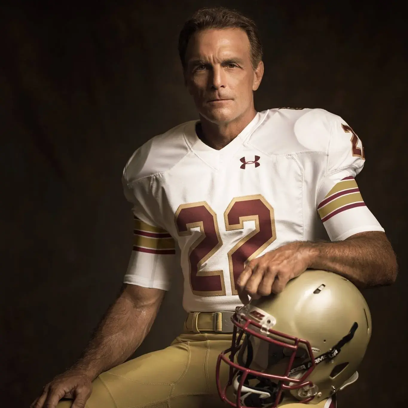 Doug Flutie wearing football uniform