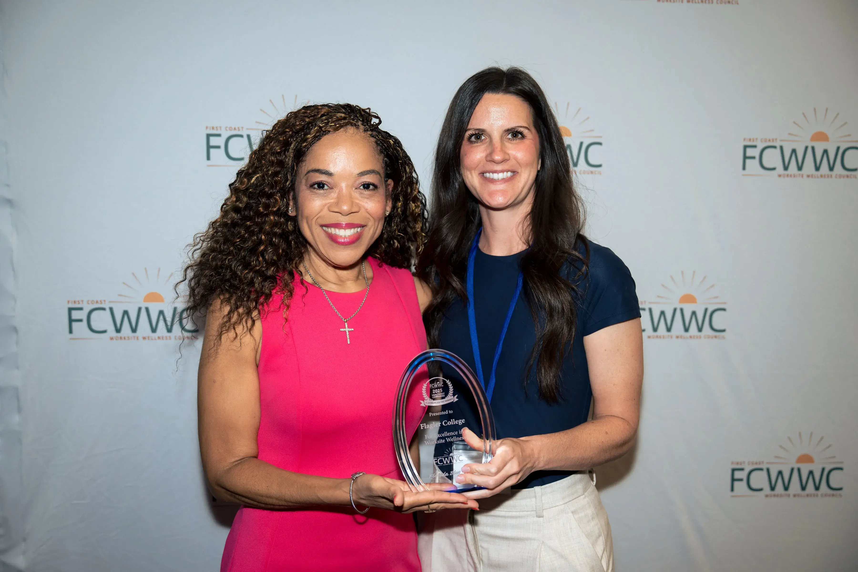 Healthiest Company Award with Kelly Toaston and Shari Stanford