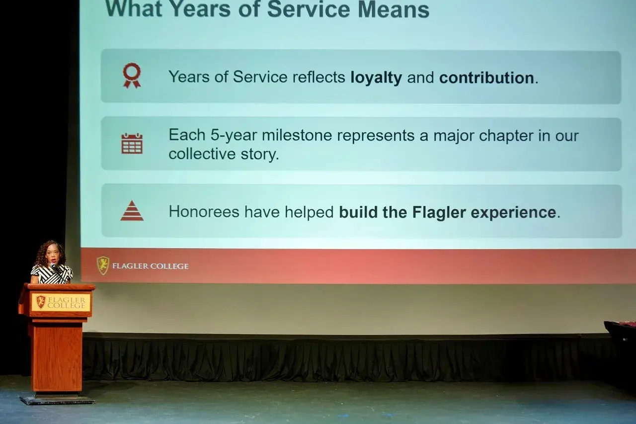 Kelly Toaston at Employee Recognition Ceremony