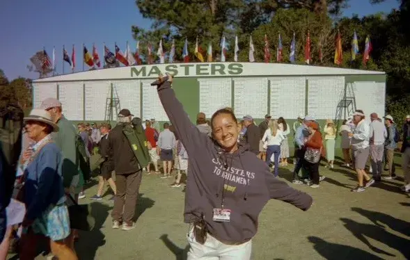 Jamie Eisenberg at The Masters