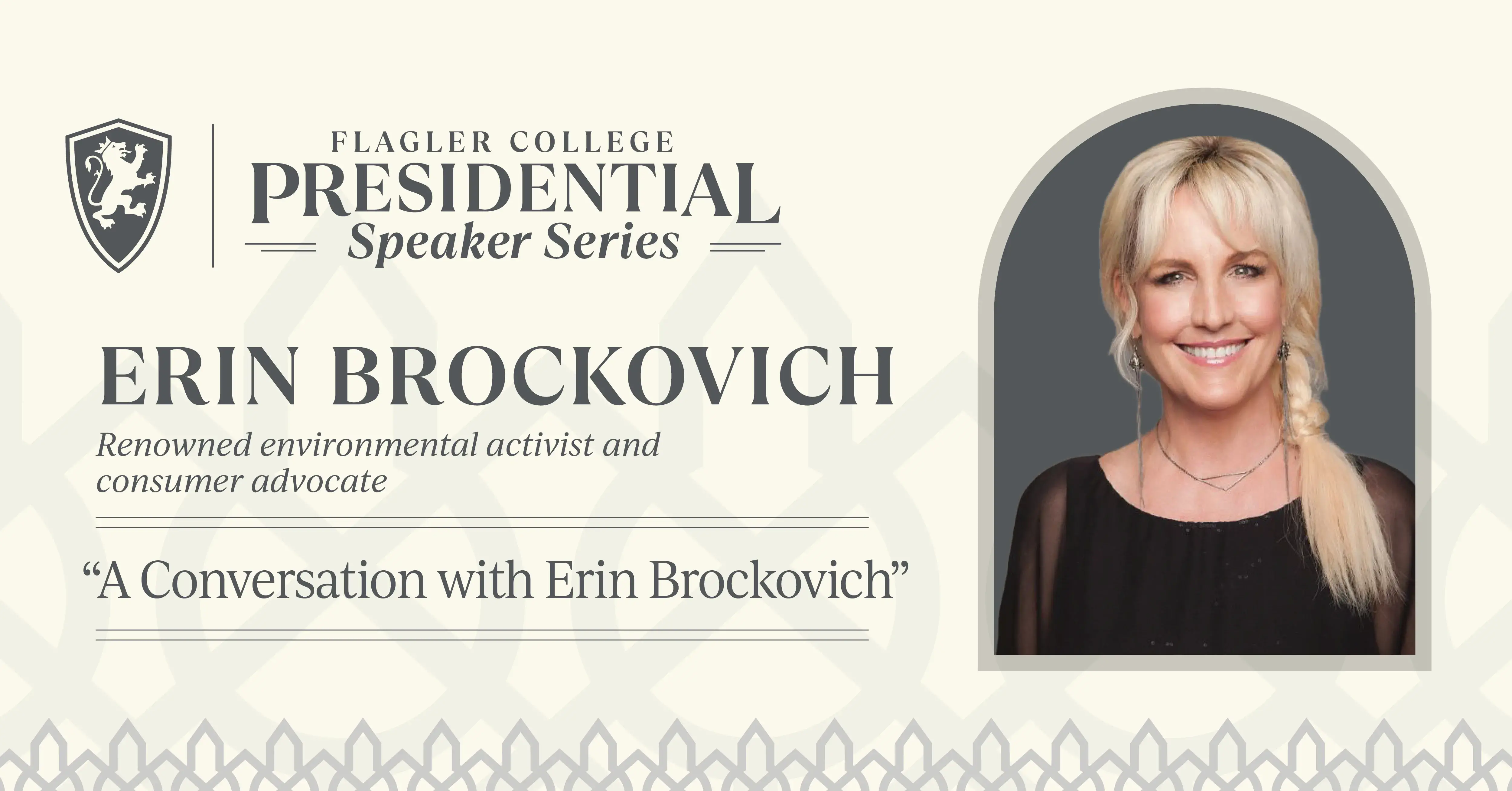 Presidential Speaker Series: Conversation with Erin Brockovich