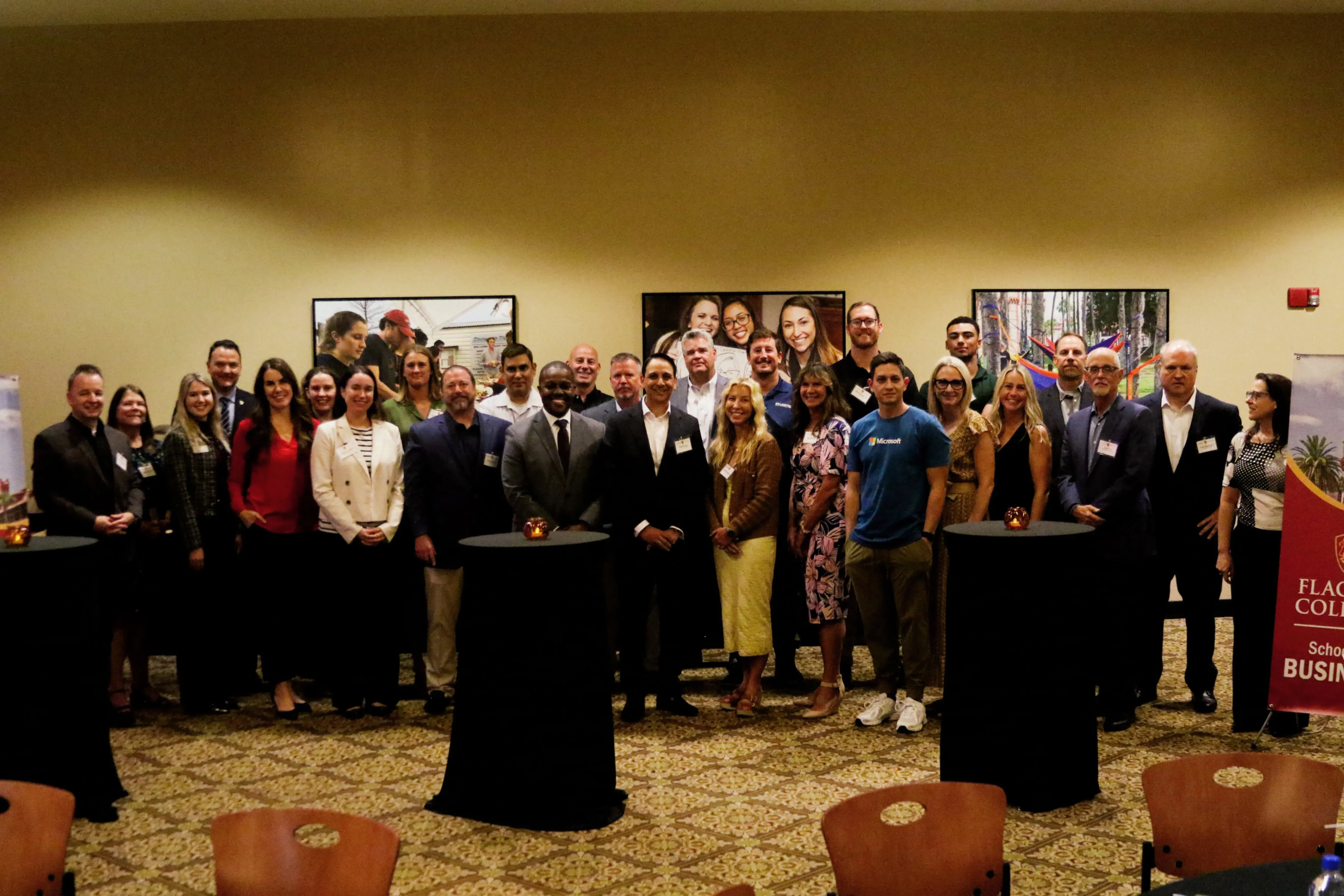 Student Professional Development Roundtable Ground Shot of Industry Professionals