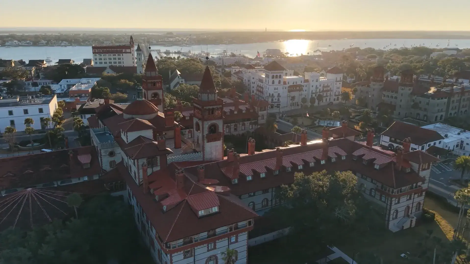 Overhead image of Flagler College