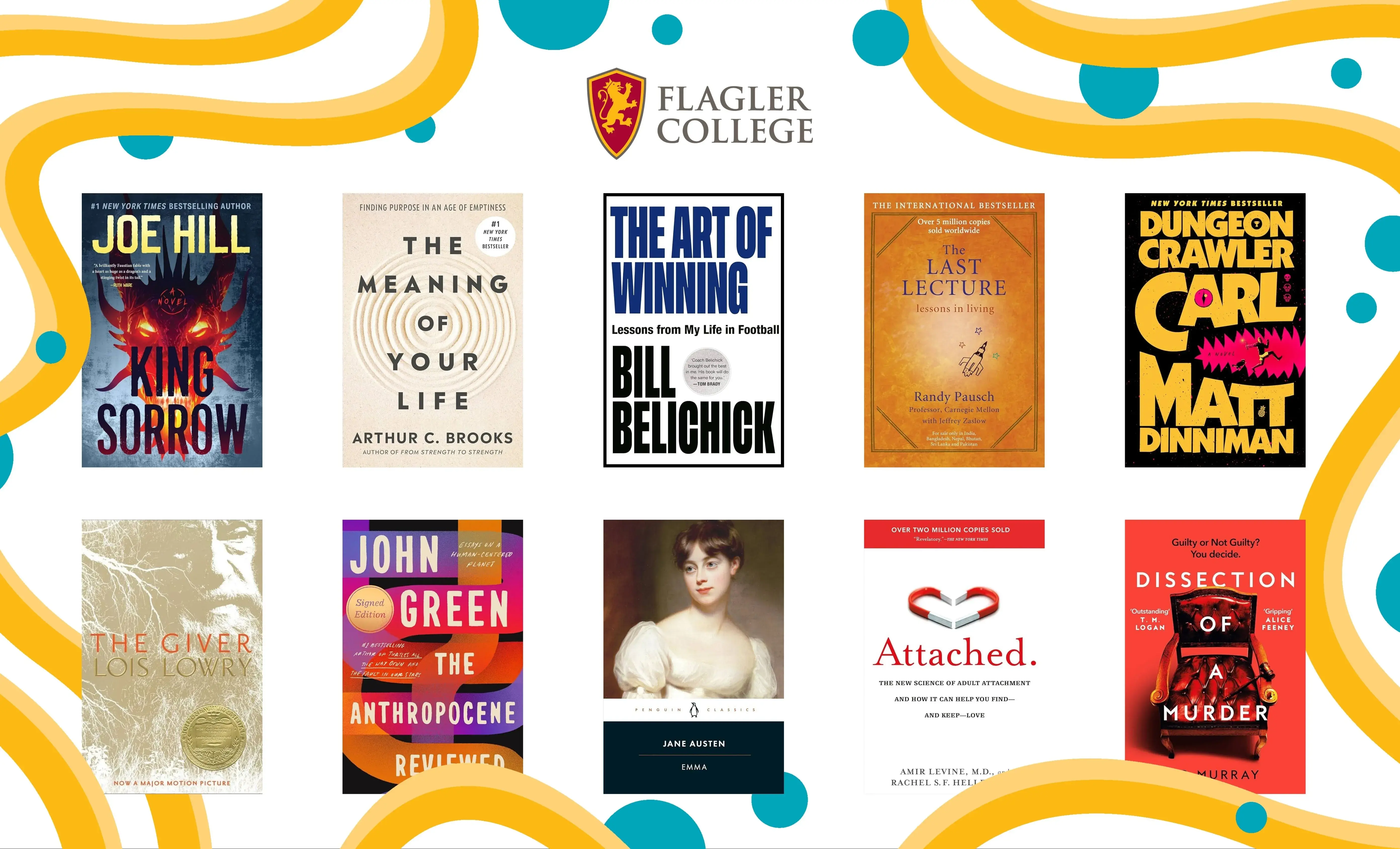 Summer reading list graphic