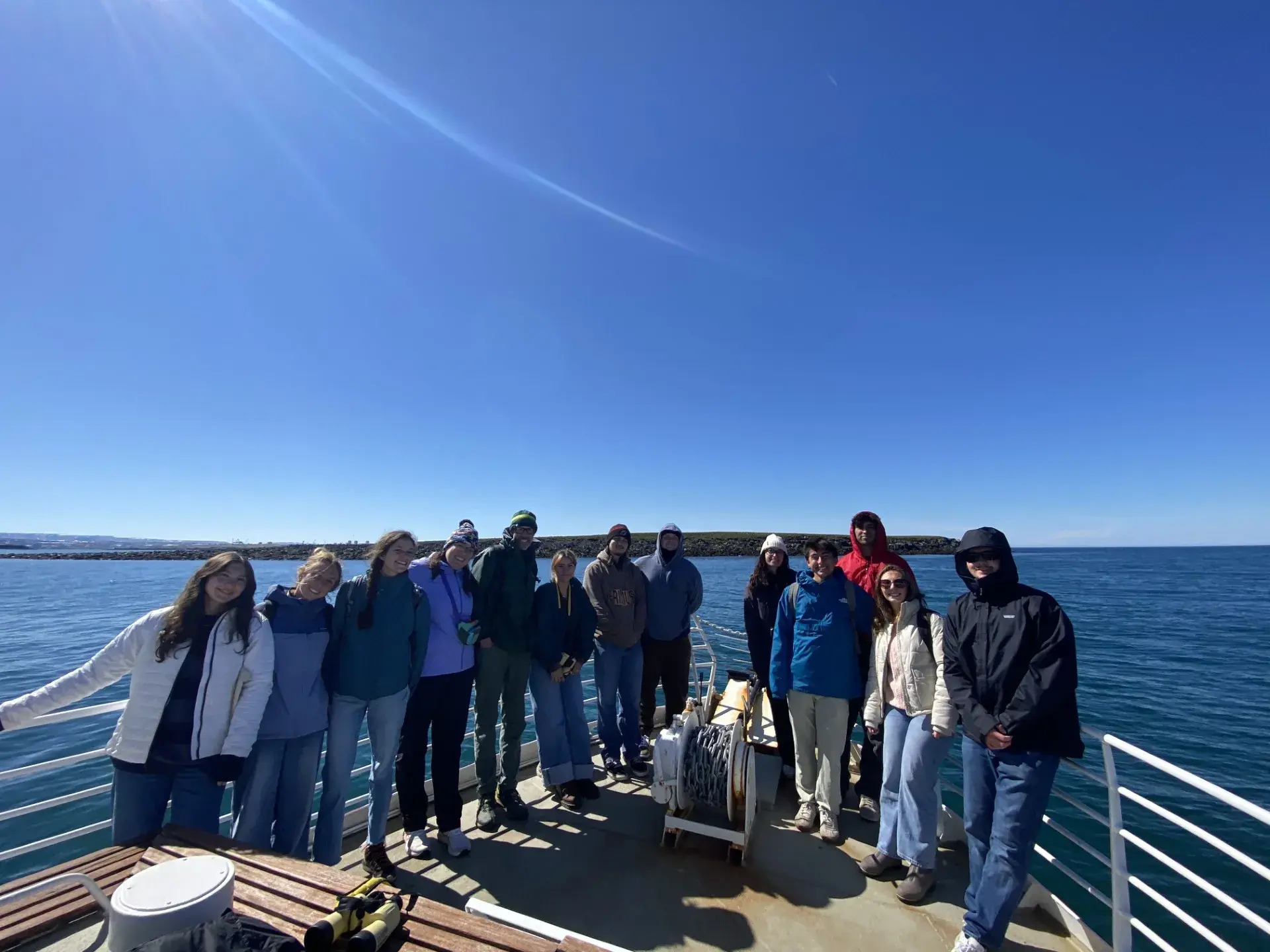 The student group who attended this year's FlagSHIP in Iceland