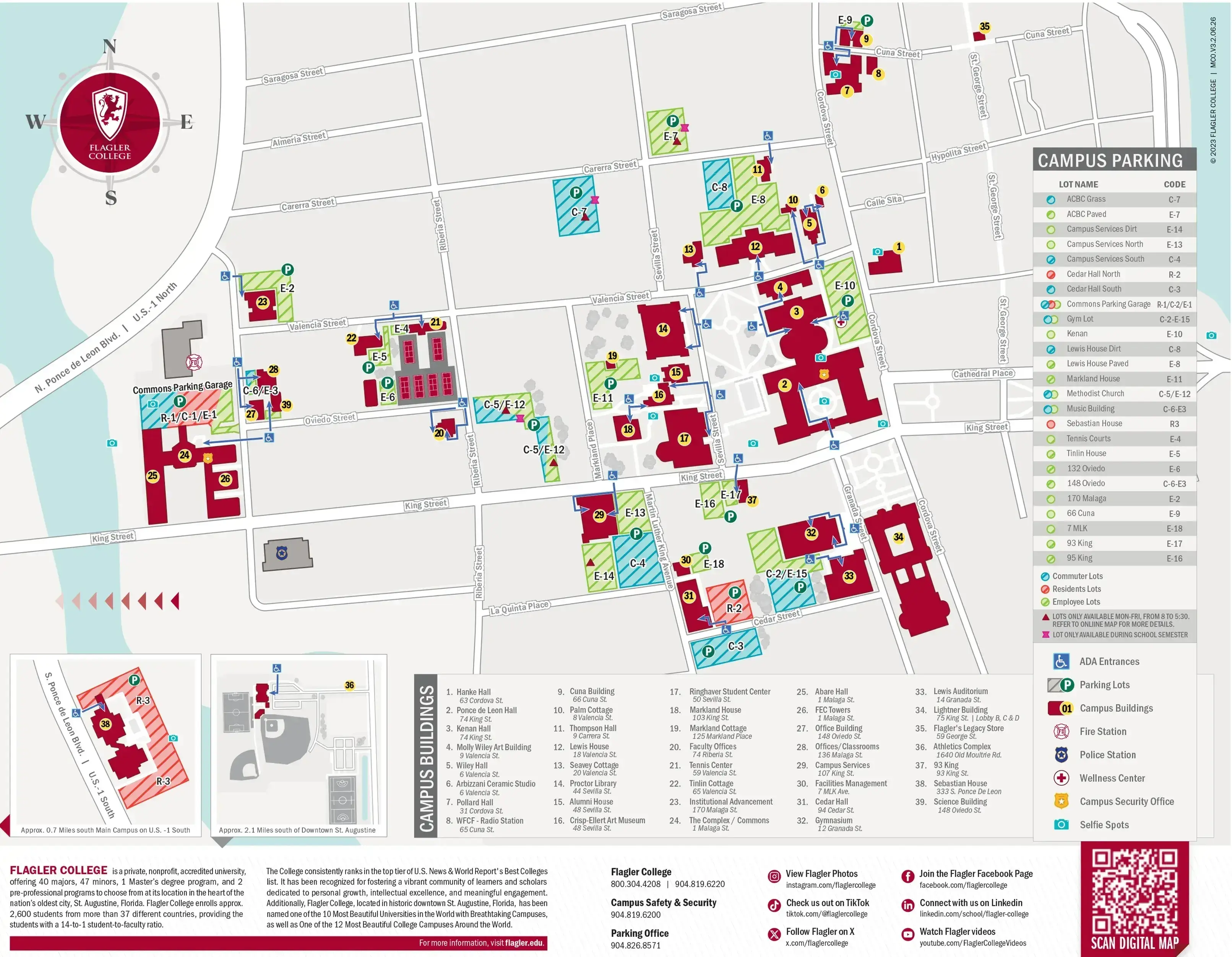 Campus Parking Map