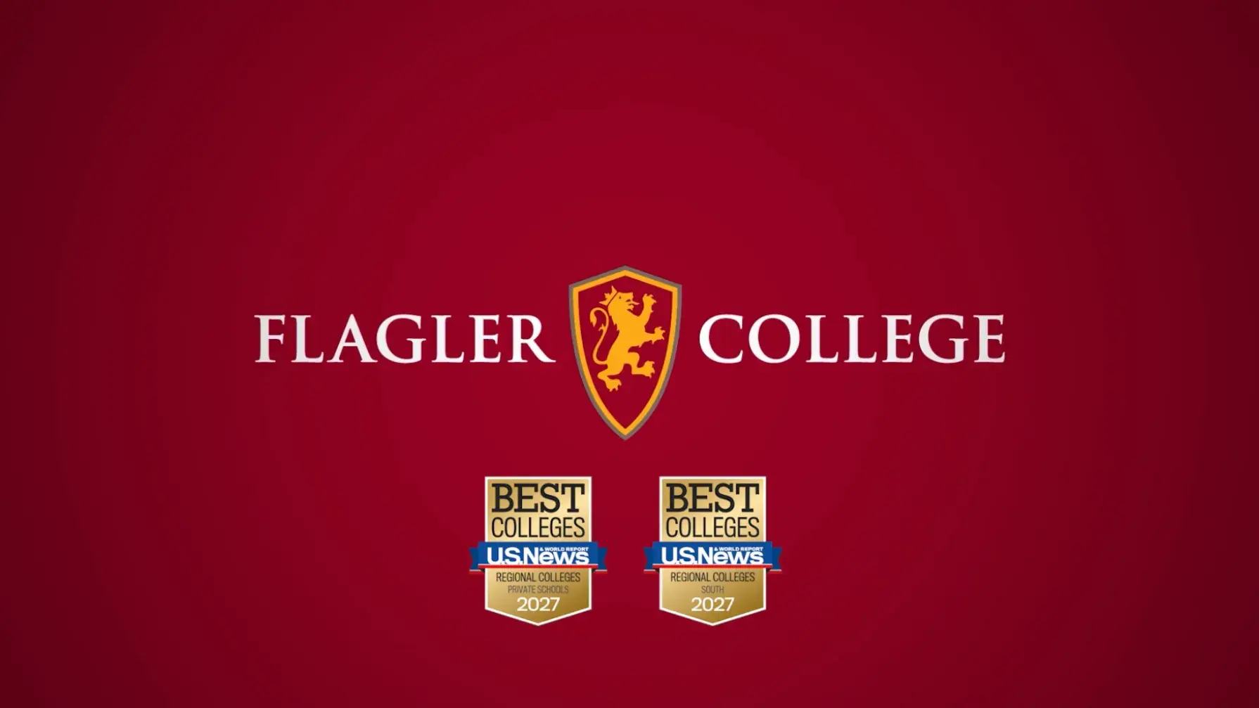 US News and World Report - #1 College - Regional South - Tied